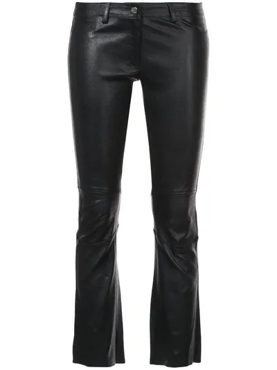 Sylvie Schimmel Cropped Trousers In Black