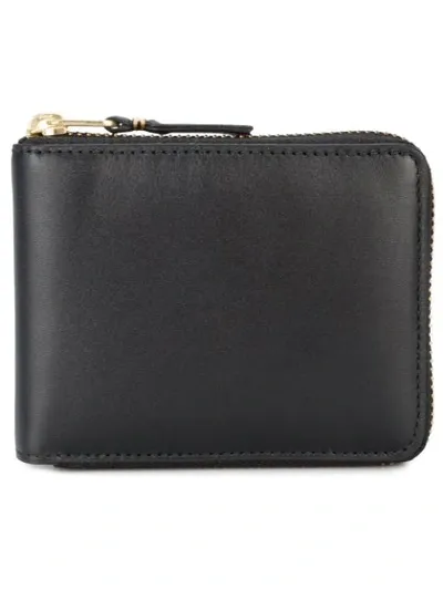 Comme Des Garçons Classic Zip-around Wallet In Black