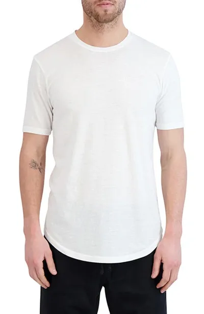 Goodlife Tri-blend Scallop Crew T-shirt In White