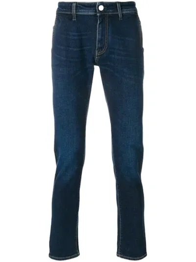 Barba Slim-fit Jeans In Blue