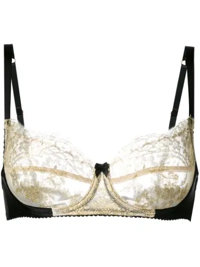 Gilda & Pearl Gina Bra In Metallic