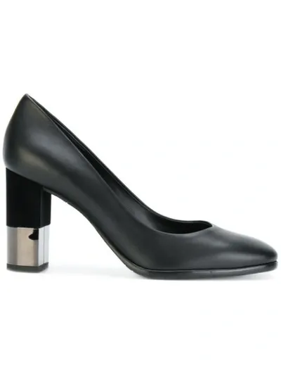 Baldinini Mirrored Heel Pumps In Black