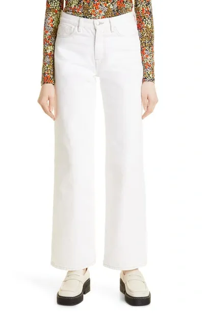 Samsã¸e Samsã¸e Riley Wide Leg Jeans In White