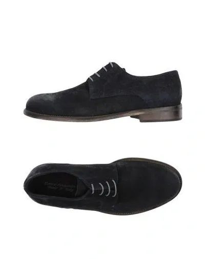 Daniele Alessandrini Lace-up Shoes In Dark Blue