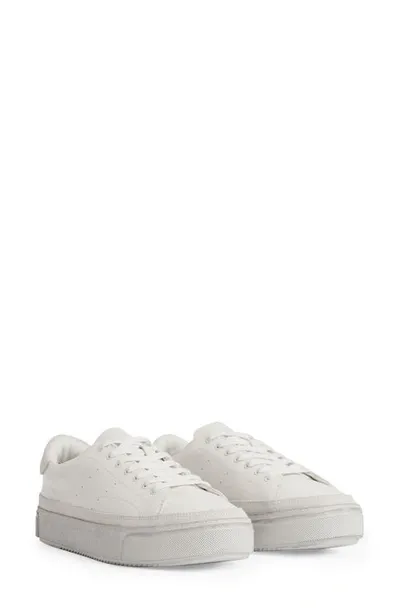 Allsaints Trish Platform Sneaker In Chalk White