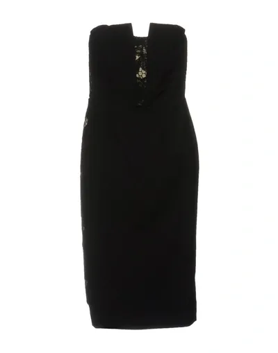 Hanita Short Dress In Black