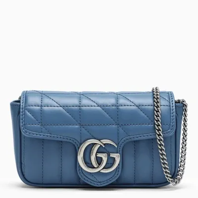 Gucci Gg Marmont Blue Mini Bag