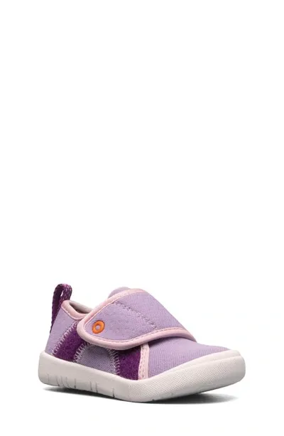 Bogs Kids' Toddler And Little Girls Kicker Hook And Loop Shoe In Lavender Multi