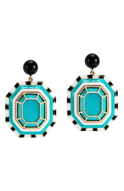 Nevernot Grab 'n' Go Ready 2 Avenue Drop Earrings In Blue