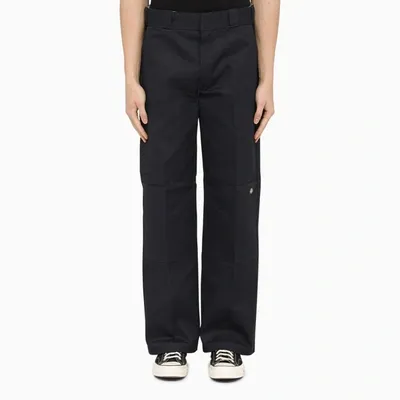 Dickies Dark Navy Straight-leg Trousers In Blue