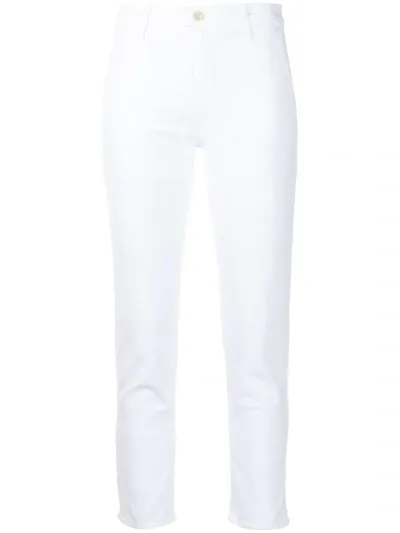 Ag Alexxis High Waist Straight Leg Jeans In 1 Year Classic White