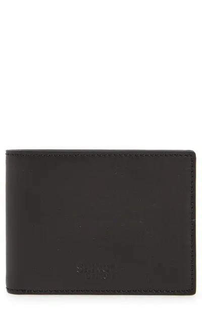 Shinola Slim Bifold Wallet In Black