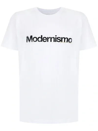 Osklen 'modernismo' Print T-shirt In White