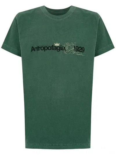 Osklen 'antropofagia' Print T-shirt In Green