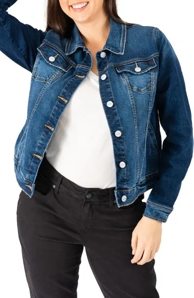 Slink Jeans Denim Trucker Jacket In Skylar