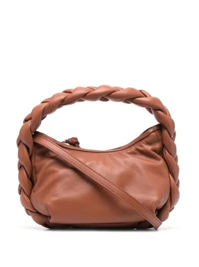 Hereu Braided Handle Tote Bag In Chestnut