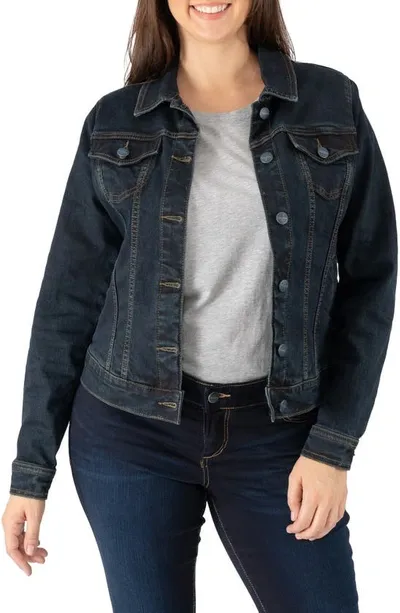 Slink Jeans Denim Trucker Jacket In Steph