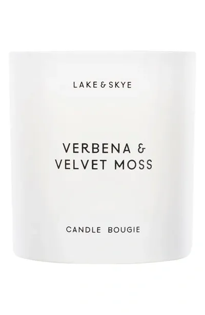 Lake & Skye Verbena & Velvet Moss Candle 8 Oz.