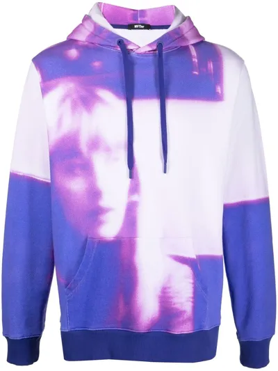 Msftsrep Portrait Long-sleeved Hoodie In Violett