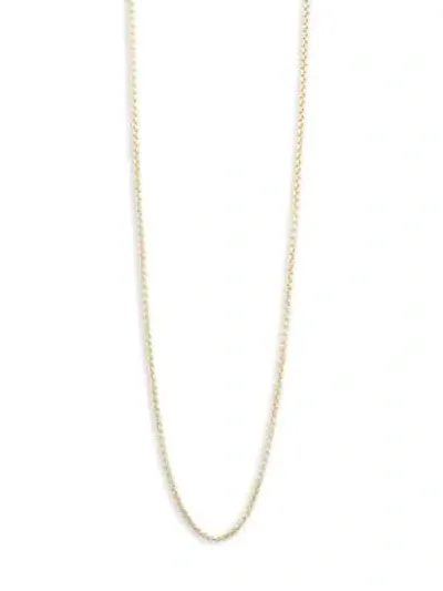 Saks Fifth Avenue Women's 14k Yellow Gold Chain Necklace/18" X 1.7mm