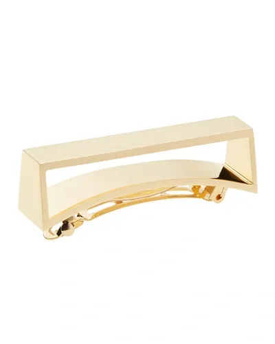 Oribe Geometric Gold Plated Metal Barrette