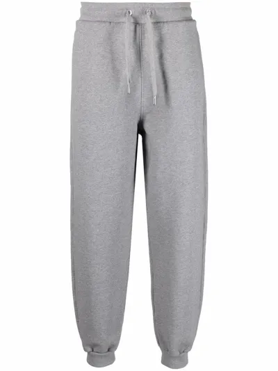 Ami Alexandre Mattiussi Ami Ami De Coeur Drawstring Track Pants In Grey