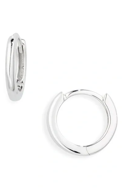 Bony Levy 14k White Gold Hoop Earrings