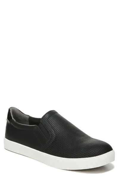 Dr. Scholl's Madison Slip-on Sneaker In Black Perf Faux Leather