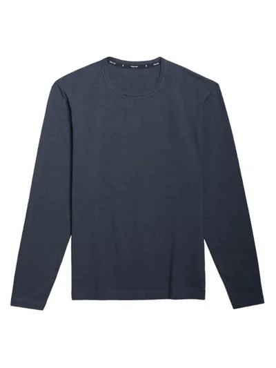 Public Rec Men's Go-to Stretch Long-sleeve Tee In Heather Navy