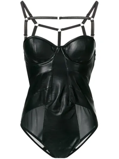 Something Wicked Nina Bodysuit In Black