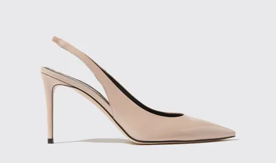 Scarosso Sutton Pumps In Nude - Patent