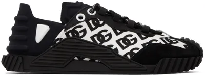 Dolce & Gabbana Ns1 Logo-print Trainers In Monochrome