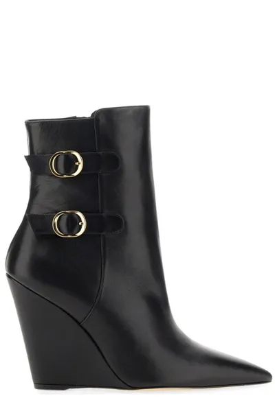 Stuart Weitzman Saloon 100 Wedge Boot In Black