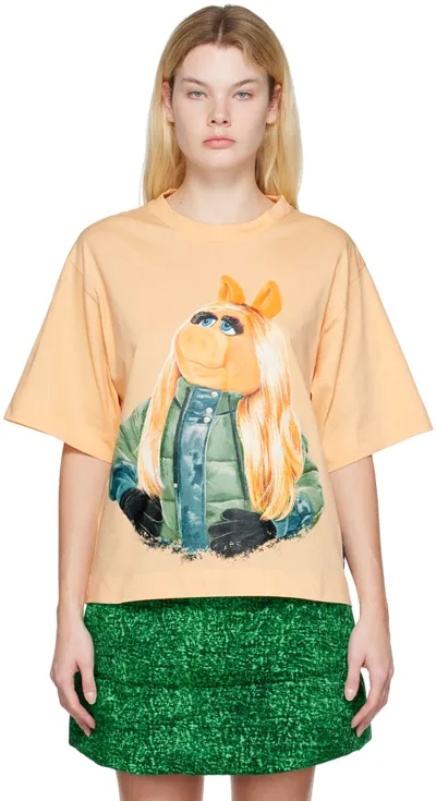 Moncler Genius 2 Moncler 1952 X The Muppets Graphic T Shirt In Nude