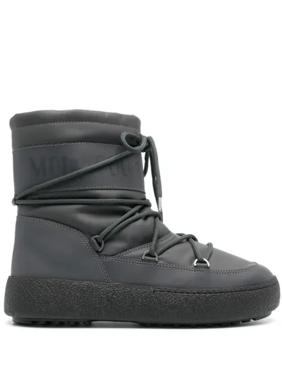 Moon Boot Mtrack Tube Boots In Dark Grey