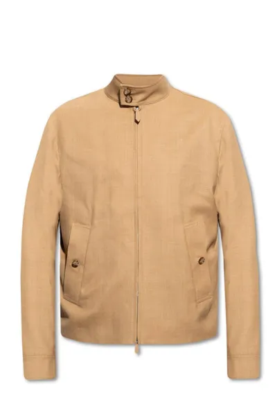 Burberry Brown Goldsmith Jacket In Beige