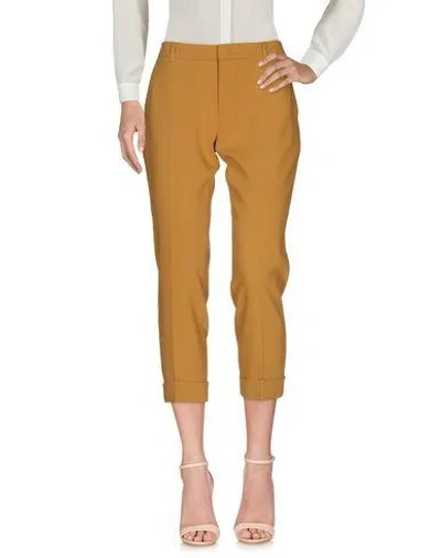 L'autre Chose Cropped Pants In Yellow