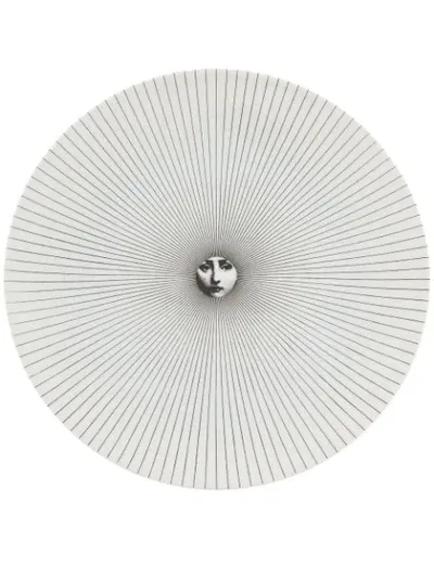 Fornasetti Printed Plate In White