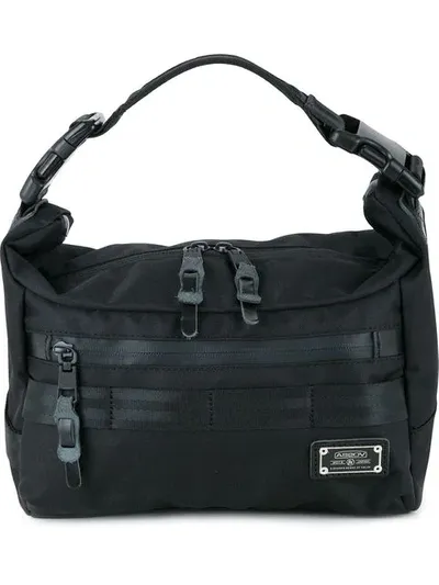 As2ov Small Cordura Dobby 2way Shoulder Bag In Black