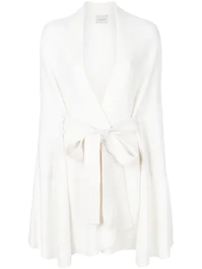 Le Kasha Cashmere Yatomi Cape In White