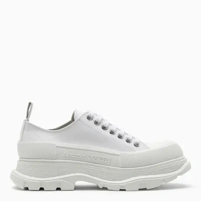 Alexander Mcqueen White Tread Slick Shoes