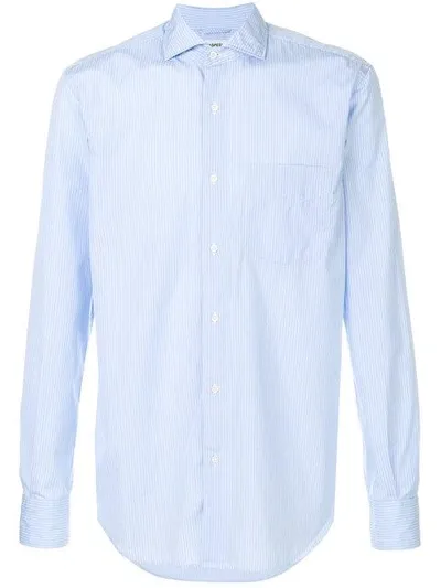 Aspesi Patch Pocket Shirt In Blue