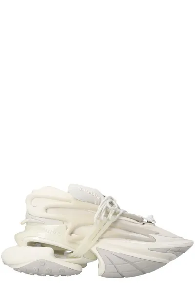 Balmain Unicorn Low-top Sneakers In White