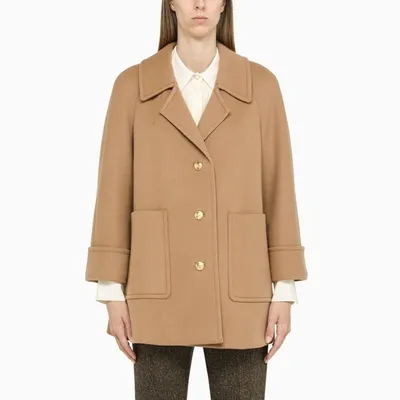 Gucci Camel-coloured Wool Pea Coat