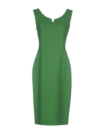 Antonelli Knee-length Dress In Green