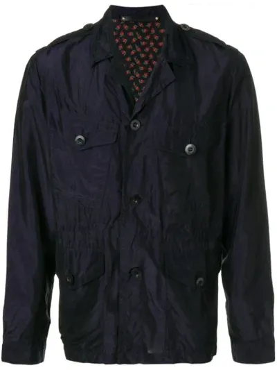 Paul Smith Lightweight Jacket In Blue