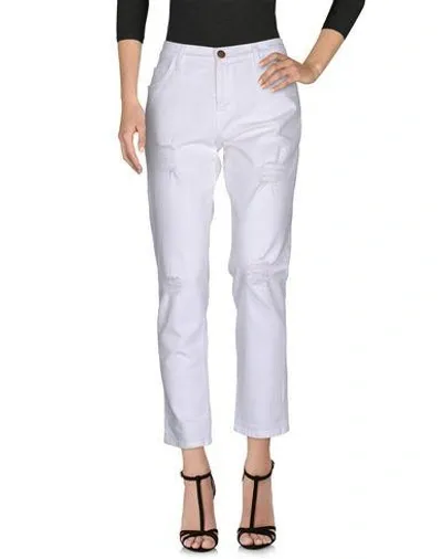 Current Elliott Denim Pants In White