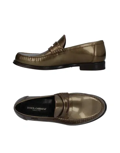 Dolce & Gabbana Loafers In Green