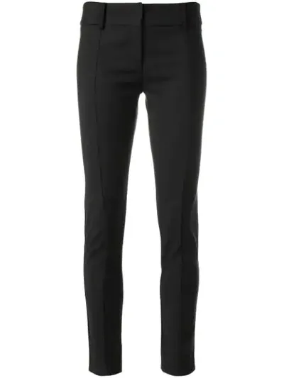 Patrizia Pepe Slim-fit Trousers In Black