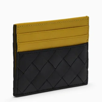 Bottega Veneta Blue/ochre Credit Card Holder